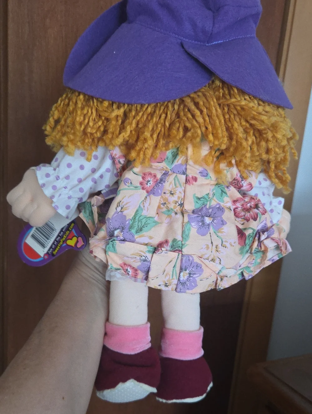 NWT Sweetie Pie Kids Tessa Doll Fully Dressed Yarn Hair Soft Perfect